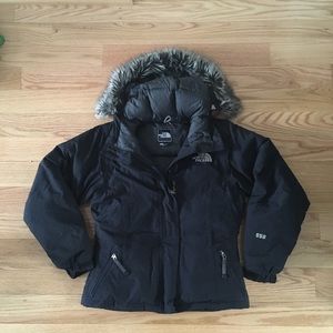 Women’s Northface Greenland 550 black down coat XS